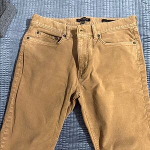 Tan moleskin traveler pants - BR